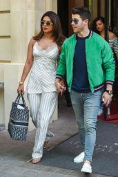 Priyanka Chopra and Nick Jonas - Leaving Their Hotel in Paris 06/26/2019