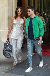 Priyanka Chopra and Nick Jonas - Leaving Their Hotel in Paris 06/26/2019