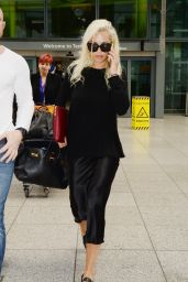 Rita Ora in Travel Outfit at Heathrow Airport in London 06/07/2019