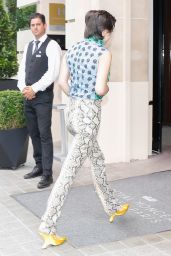 Rowan Blanchard Looks Stylish - Arriving at Her Hotel in Paris 06/23/2019