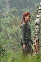Scarlett Johansson - "Black Widow" Filming at Pinewood Studios 06/05/2019