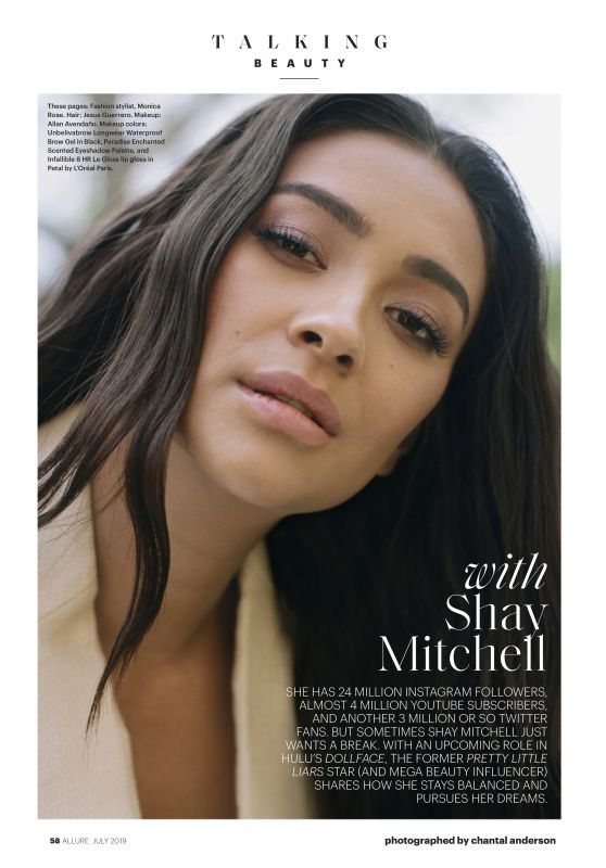 Shay Mitchell - Allure USA July 2019 Issue