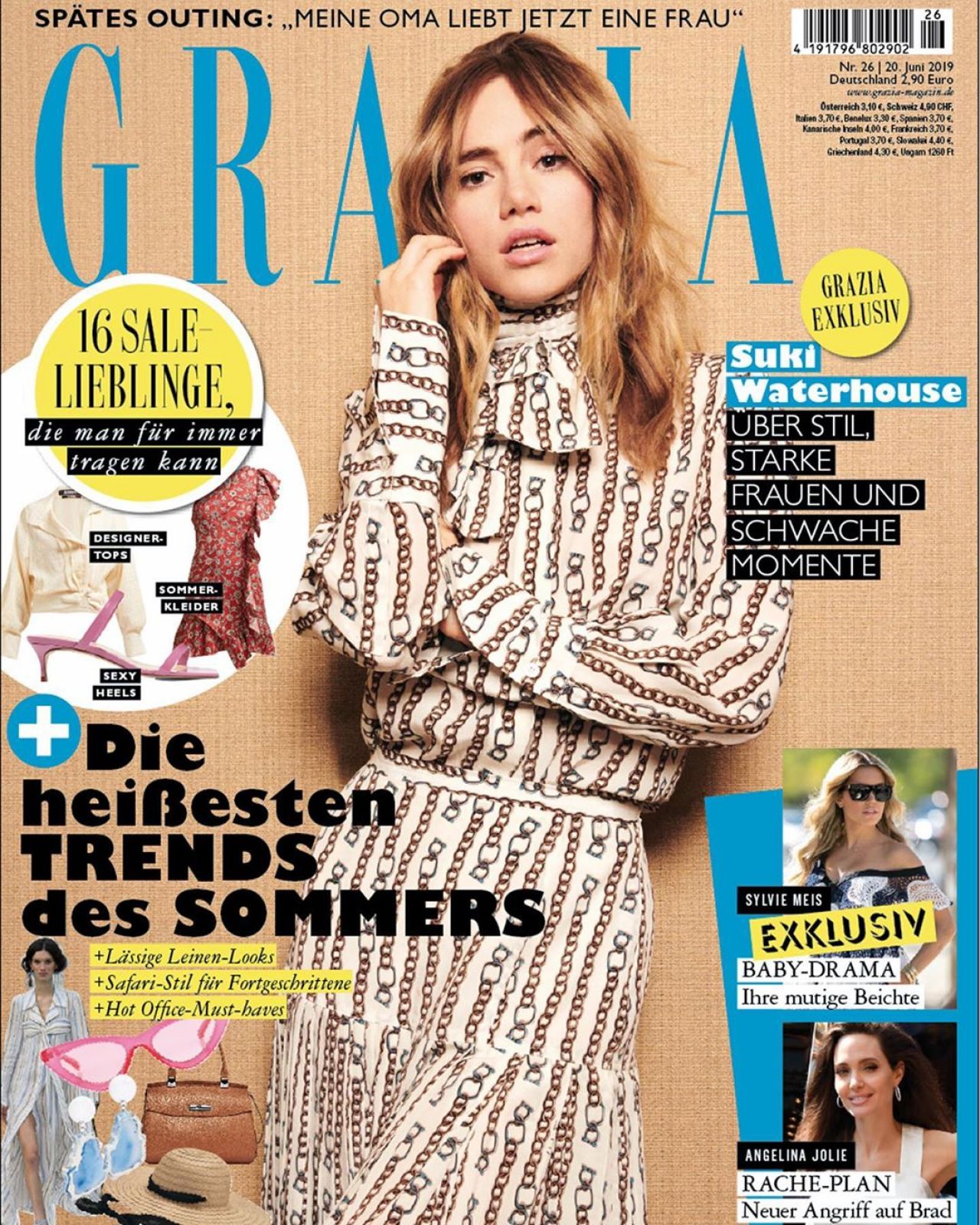 Suki Waterhouse - Grazia Magazine Germany June 2019 • CelebMafia