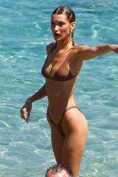 Bella Hadid in a Bikini – Mykonos Island 07/29/2019
