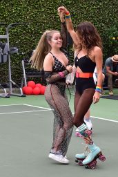 Brooke Burke - Summer Roller Skating Party in Malibu 06/29/2019