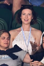 Caitriona Balfe - Wimbledon Tennis Championships 07/08/2019 • CelebMafia