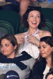 Caitriona Balfe - Wimbledon Tennis Championships 07/08/2019 • CelebMafia