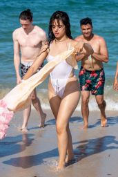 Camila Cabello and Shawn Mendes at a Pool in Miami 07/29/2019