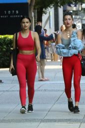 Camila Mendes and Rachel Matthews - Going to the Gym in Vancouver 7/29/2019