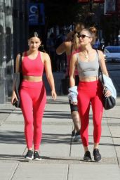 Camila Mendes and Rachel Matthews - Going to the Gym in Vancouver 7/29/2019