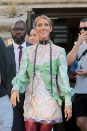 Celine Dion -Photo Shooting in the Streets of Paris 06/30/2019