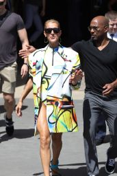Celine Dion Style - Leaves Her Hotel in Paris 06/29/2019