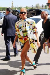 Celine Dion Style - Leaves Her Hotel in Paris 06/29/2019