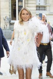Celine Dion – Valentino Haute Couture Fall / Winter 2019 2020 Show in Paris