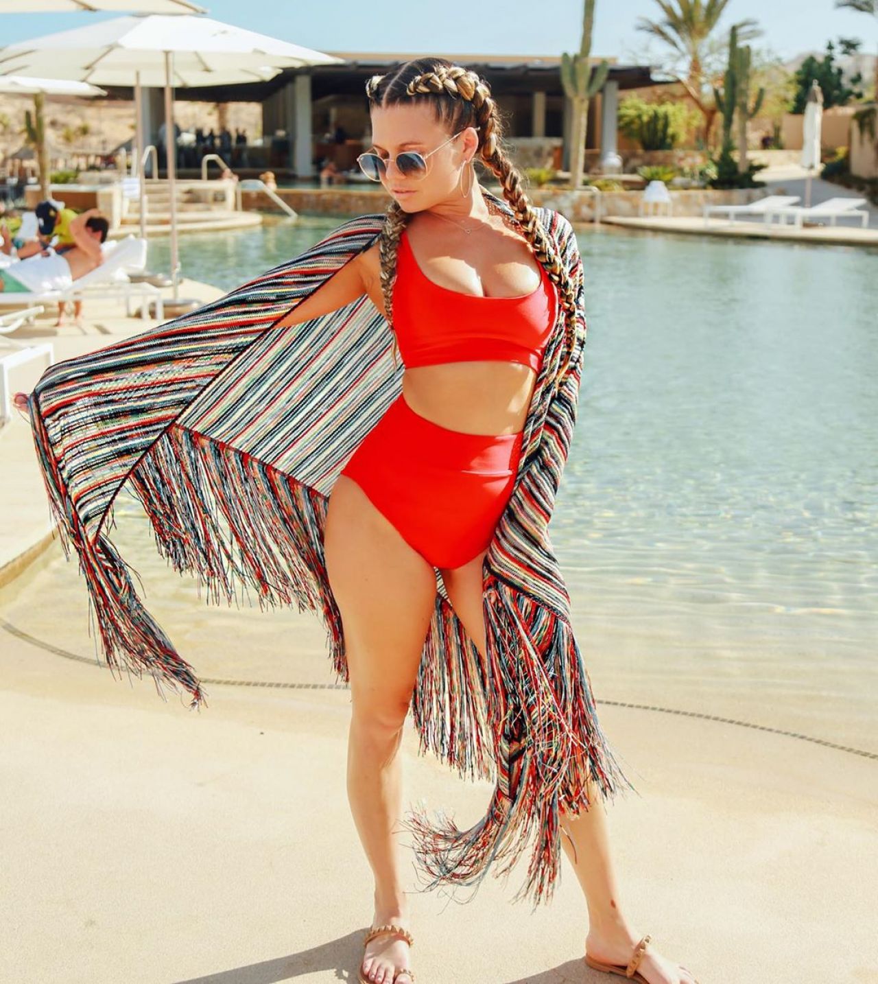 Chanel West Coast in a Bikini 07/30/2019.