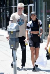 Chantel Jeffries at Toast Bakery Cafe in West Hollywood 07/16/2019