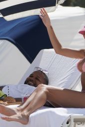 Chantel Jeffries in a Bikini - Beach in Miami 07/11/2019