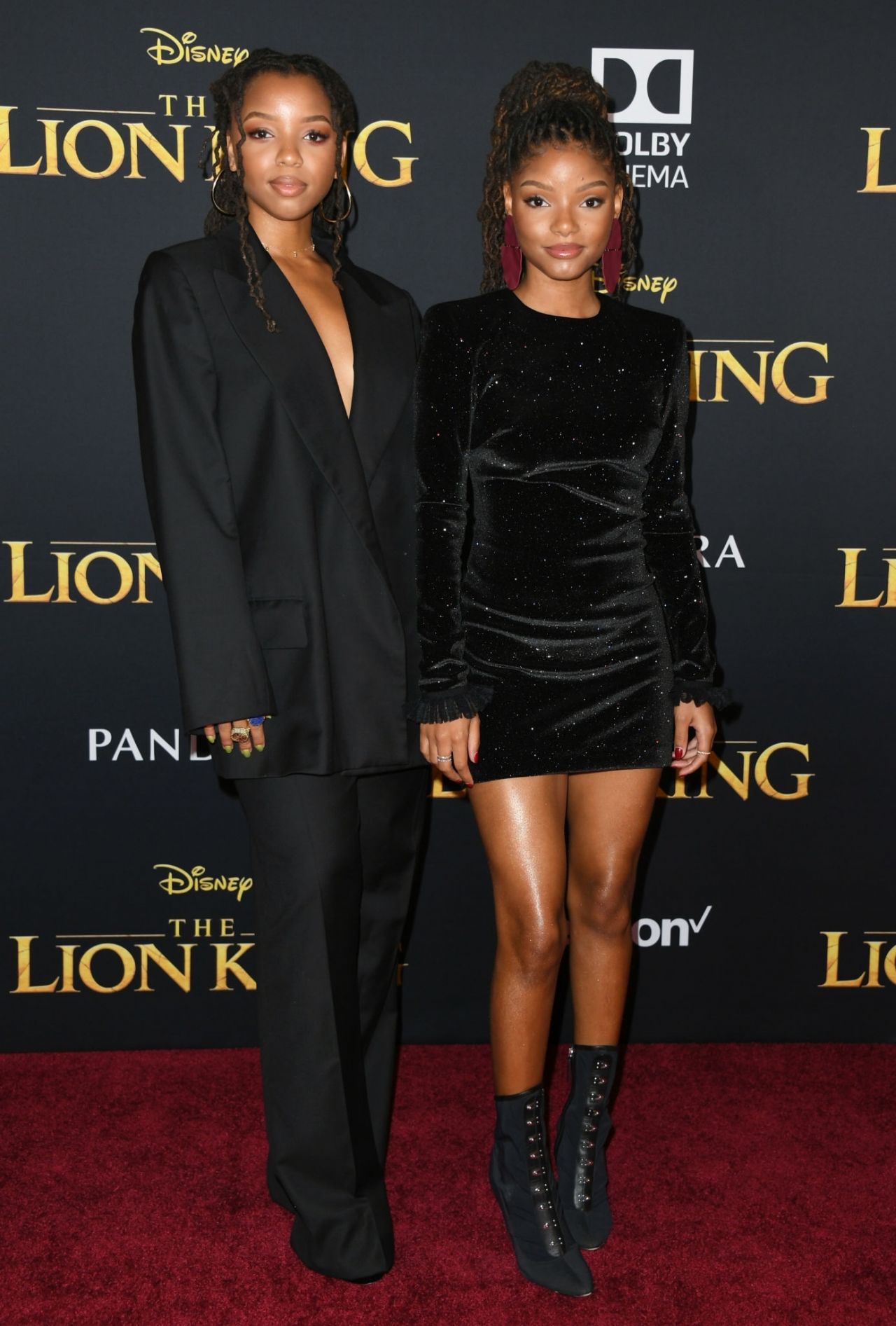 Chloe Bailey and Halle Bailey – “The Lion King” Premiere in Hollywood ...