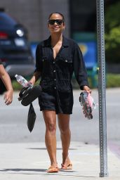 Christina Milian - Leaving From the Nail Salon in Los Angeles 07/30/2019