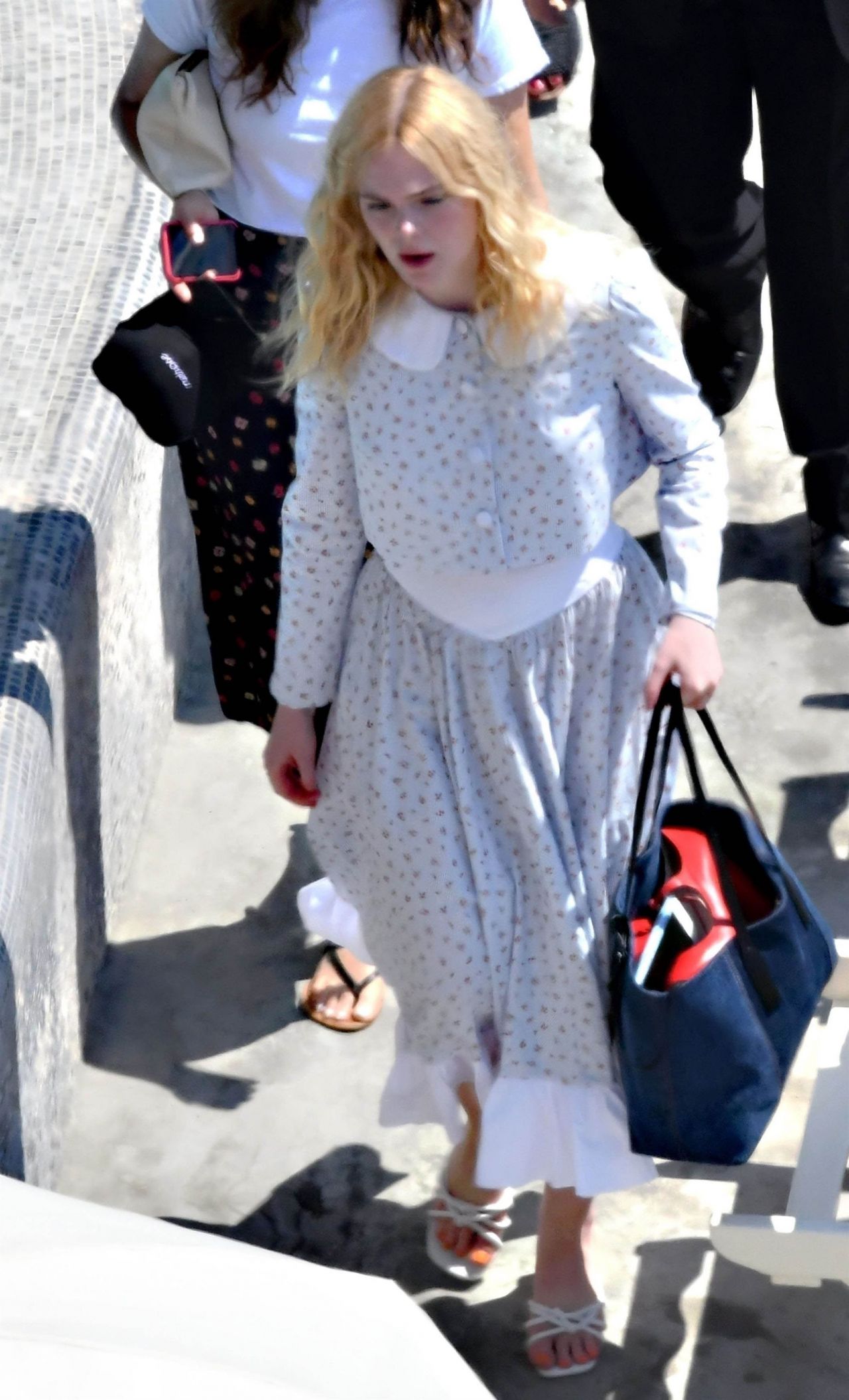 Elle Fanning - Arriving for the "Teen Spirit" Press Conference at the