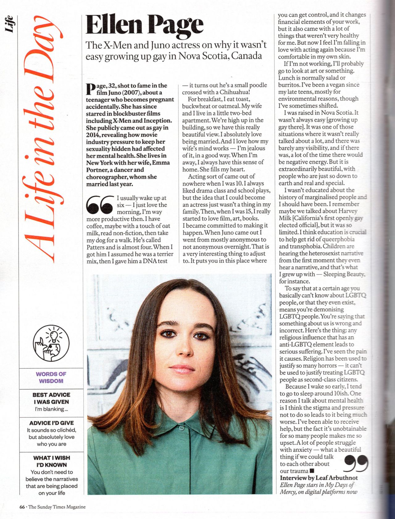 Ellen Page Magazine