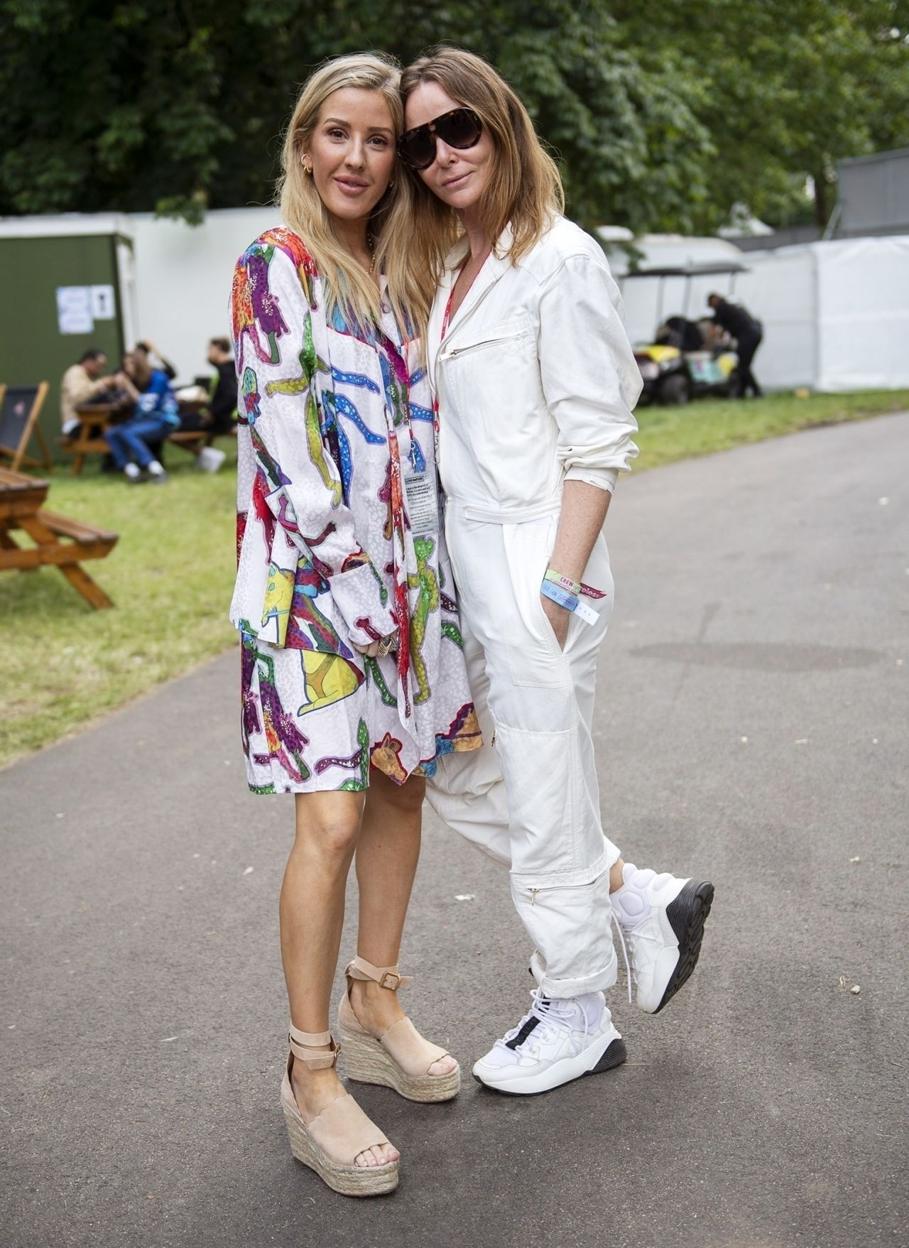 Ellie Goulding and Stella McCartney - Wireless Festival in London 07/07 ...