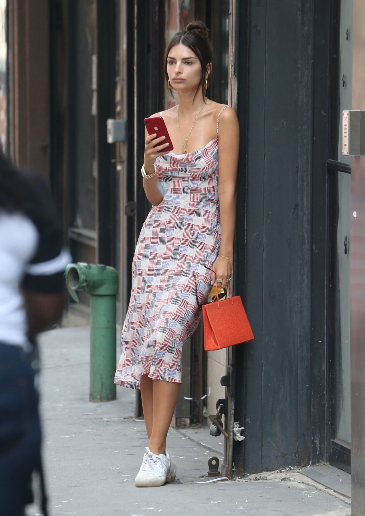 Emily Ratajkowski in Summer Dress - NYC 07/11/2019 • CelebMafia