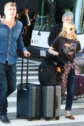 Emma Roberts and Garrett Hedlund - LAX in LA 07/03/2019
