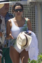 Eva Longoria in Swimsuit - Marbella 07/10/2019