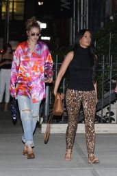 Gigi Hadid and Bella Hadid - Out in NYC 07/19/2019