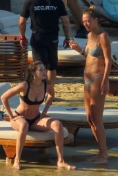 Gigi Hadid in a Bikini at the Beach on Mykonos 07/30/2019