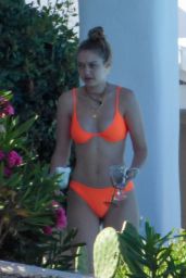 Gigi Hadid in a Bikini on Mykonos Island 07/27/2019