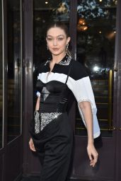 Gigi Hadid - Vogue Magazine Dinner in Paris 07/02/2019
