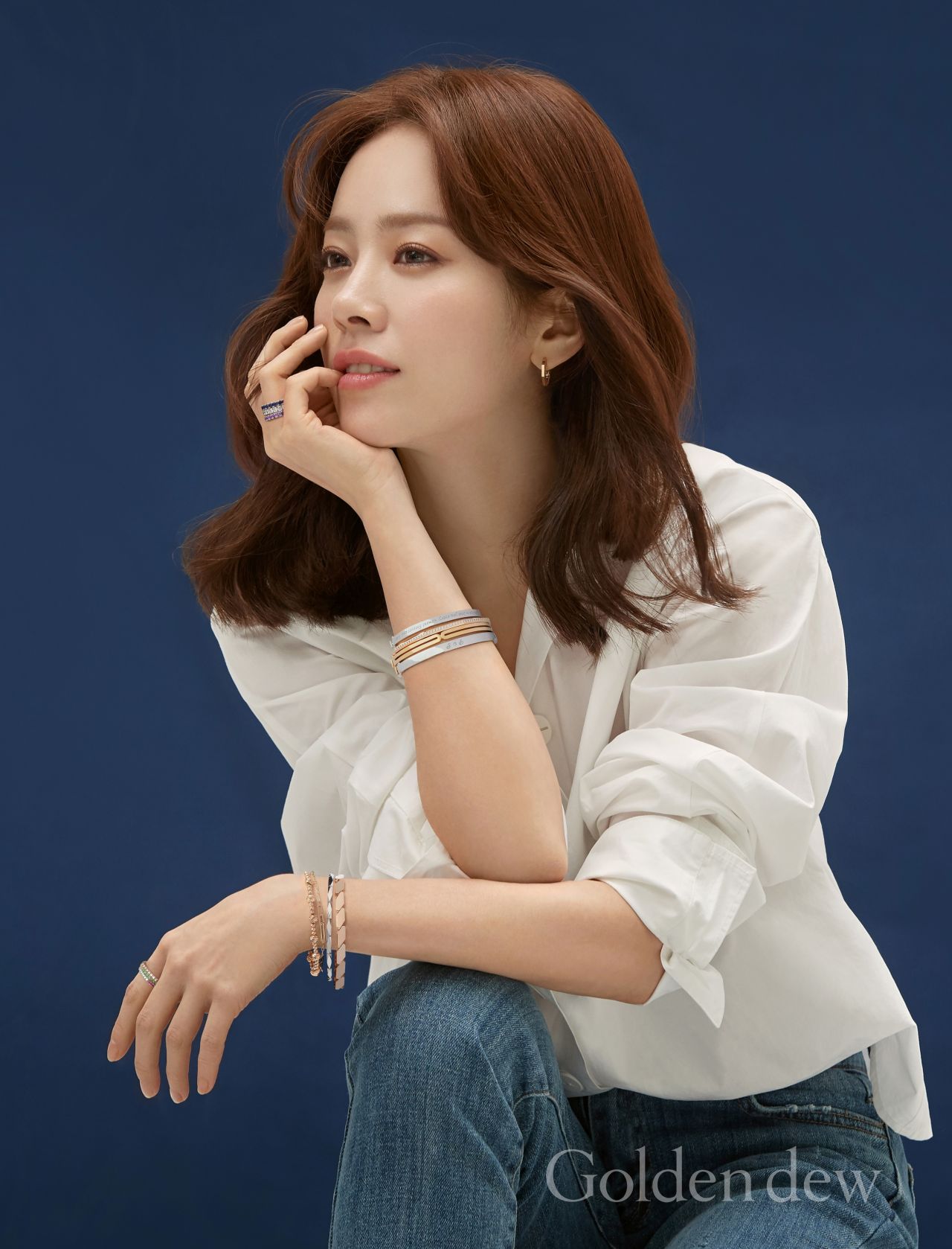 Han Ji Min - Photoshoot for Golden Dew 2019 • CelebMafia