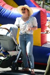 Hilary Duff - Farmers Market in Studio City 07/28/2019