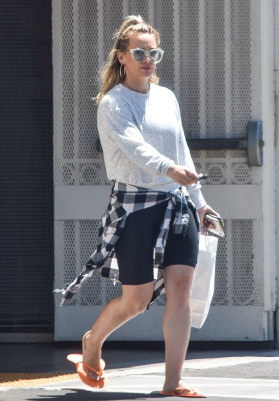 Hilary Duff - Out in Studio City 07/11/2019