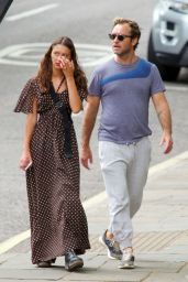 Iris Law and Jude Law - Out for Lunch in London 07/14/2019