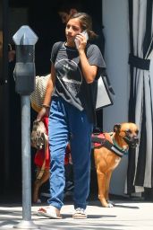 Isabela Moner - Walking Her Dog in West Hollywood 07/17/2019