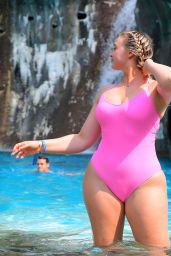 Iskra Lawrence in a Swimsuit at Mountain Creek Waterpark in NY 07/29/2019