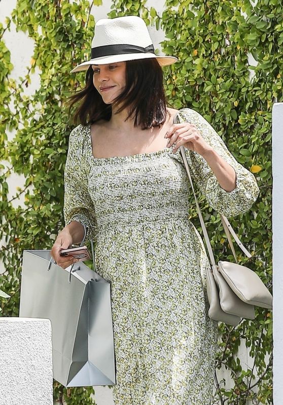 Jenna Dewan in Summer Floral Dress 07/06/2019