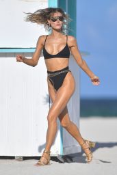 Joy Corrigan - Bikini Photoshoot on the Beach in Miami 07/15/2019