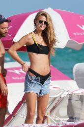 Kate Bock in a Bikini - Beach in Miami 07/14/2019
