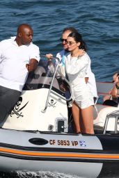 Kendall Jenner Cute Style - On a Boat in Malibu 07/04/2019