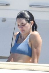 Kendall Jenner in a Blue Bikini 07/26/2019