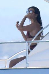 Kourtney Kardashian in a Bikini on the Yacht – Sardinia 07/30/2019 (more pics)