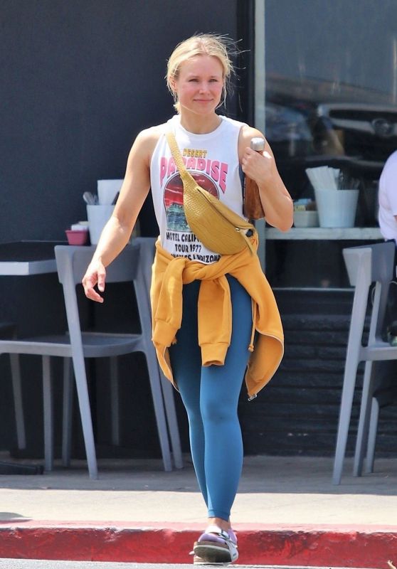 Kristen Bell - Leaving the Gym in LA 07/09/2019