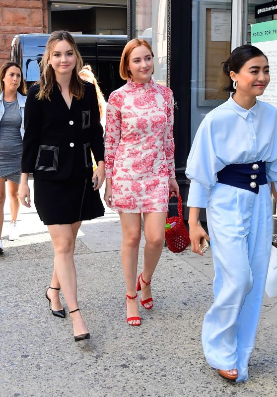 Liana Liberato, Haley Ramm and Brianne Tju - Arriving at BUILD Series in NYC 07/15/2019