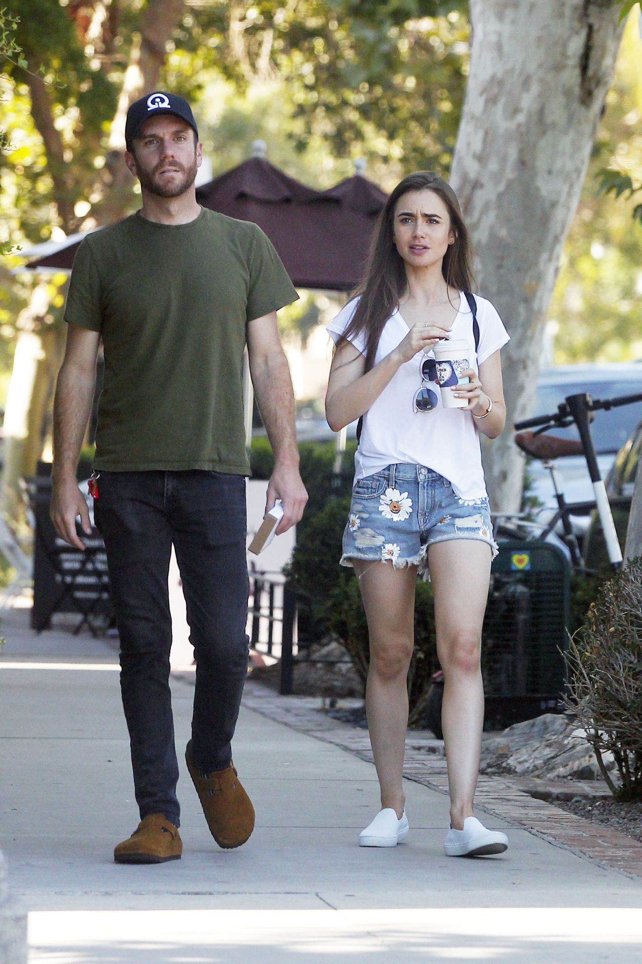 Lily Collins and Charlie Mcdowell - Out in Los Feliz 07/14/2019 ...