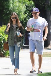 Lily Collins at Celeb Hotspot Alfred