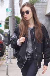 Lily Collins Street Style 07/27/2019